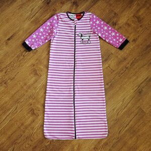 Size 3 Baby Berry 'Silly Sausage' Polar Fleece Sleep Bag EUC