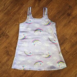 Size 4 Hi-5 Vintage Lilac Satin Nightie EUC