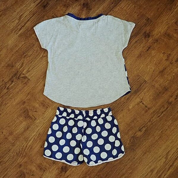 Size 4 Peter Alexander Navy & White Short Pyjamas EUC - Image 2