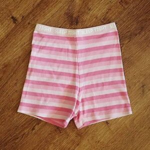 Size 5 Target Pink & White Striped Sleep Shorts EUC