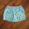 Size 6/8 Kids & Co 'Unicorn' Satin Boxer Shorts EUC