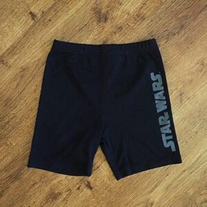 Size 6 Star Wars Black Sleep Shorts EUC