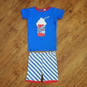 Size 8 Cotton On Kids 'Cherry Soda' Short Pyjamas EUC