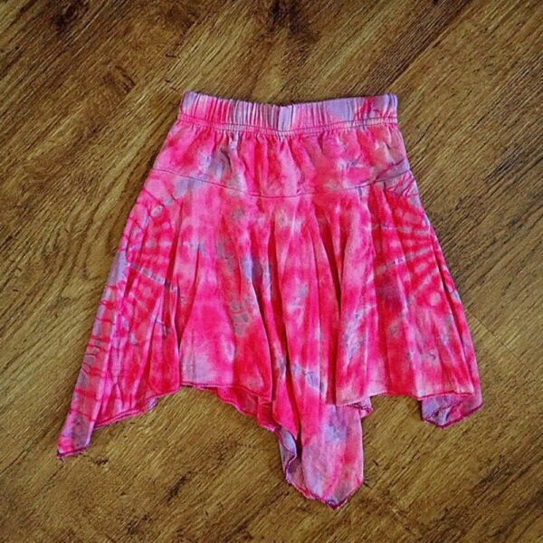 Size 1/2 Pink Tie-Dyed Skirt by Hey EUC - Image 2