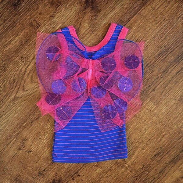 Size 1/2 Cotton On Kids Butterfly-Winged Tank Top EUC - Image 2