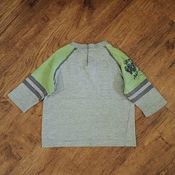 Size 1 Dymples '84' Grey Long Sleeve Tee EUC - Image 2