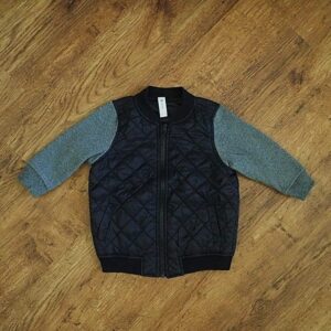 Size 1 Dymples Quilted Zipper Jacket EUC