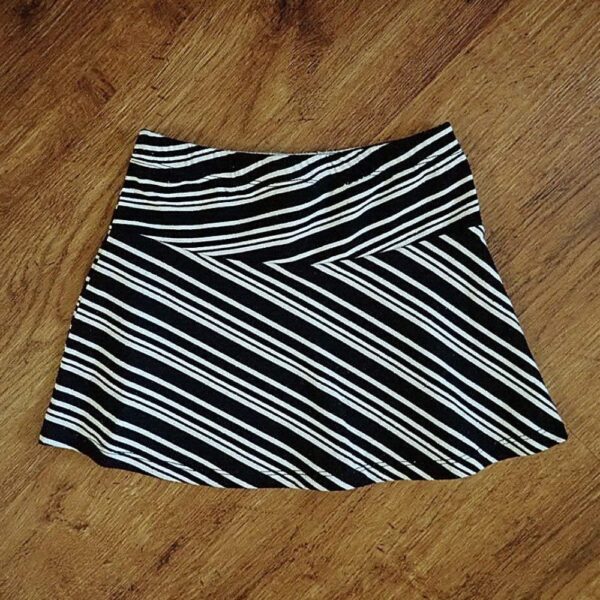 Size 1 H&T Elasticated Striped Skirt EUC