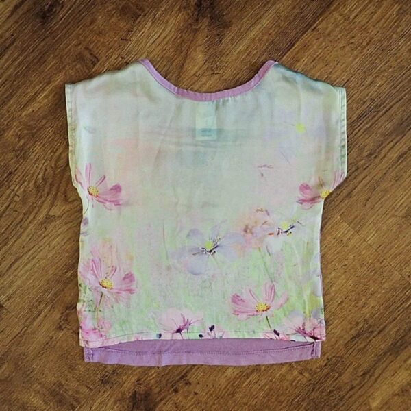 Size 1 H&T Multicoloured Floral Tee EUC