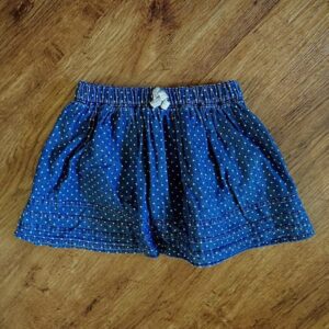 Size 1 Kids & Co Elasticated Chambray Skirt EUC
