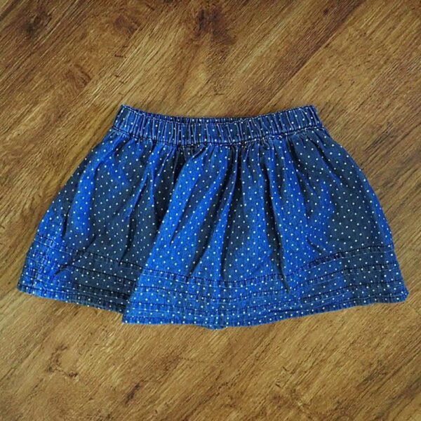 Size 1 Kids & Co Elasticated Chambray Skirt EUC - Image 2