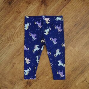 Size 1 Target Blue 'Horse' Leggings EUC