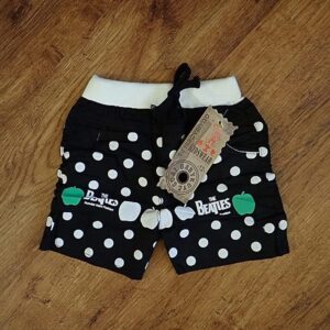 Size 1 The Beatles Elasticated Shorts NWT