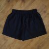 Size 14/16 (Ladies 10) Plain Black Linen-Blend Shorts EUC - Image 2