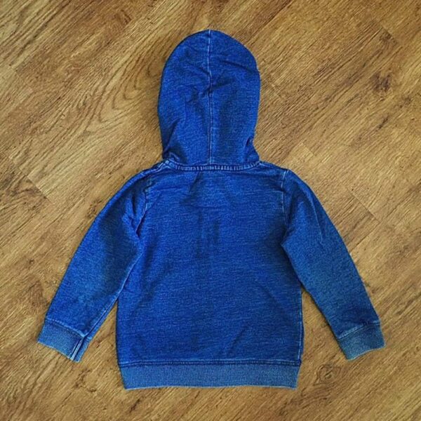 Size 2 Bonds Denim-Look Hoodie EUC - Image 2