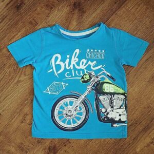Size 2 H&T 'Biker Club' Tee EUC