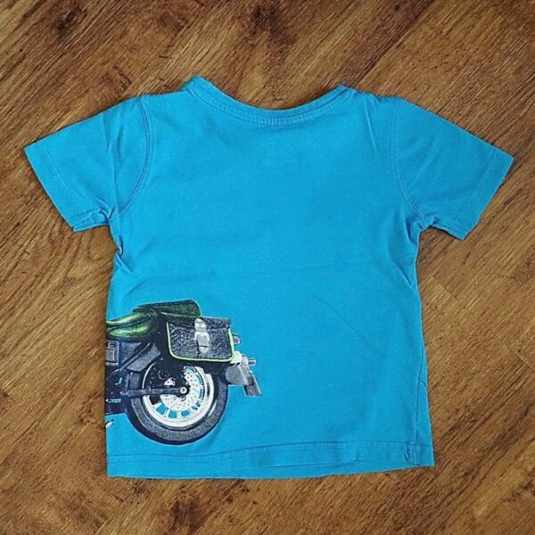 Size 2 H&T 'Biker Club' Tee EUC - Image 2