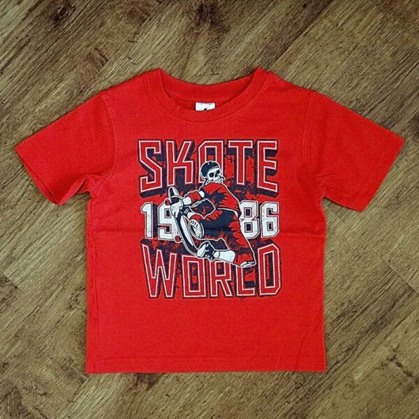 Size 2 H&T 'Skate World' Tee EUC