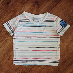 Size 2 Kids Stuff Striped Tee EUC