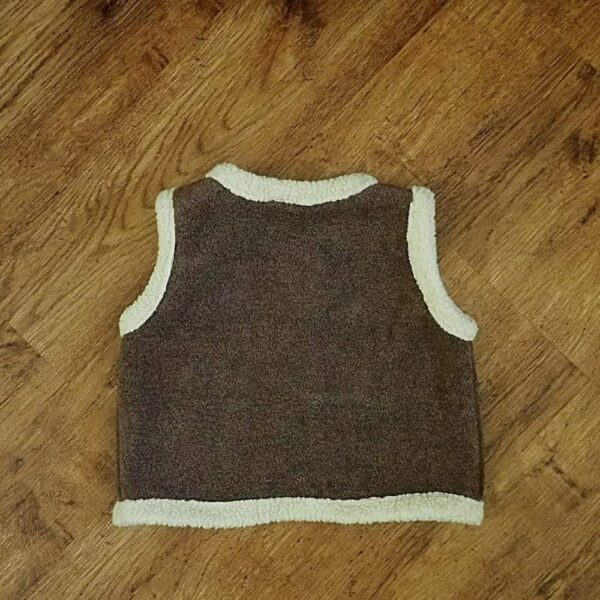 Size 2 Now Microsuede Vest with Sherpa Lining EUC - Image 2