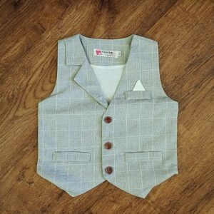 Size 2 Grey Formal Vest by Vogue Fashion EUC