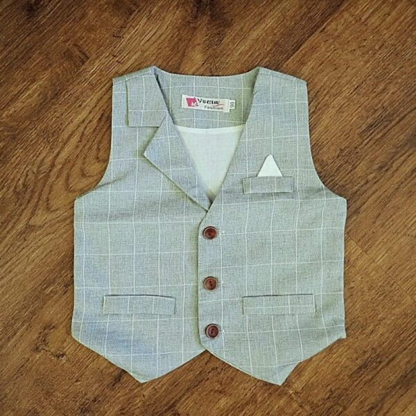 Size 2 Grey Formal Vest by Vogue Fashion EUC