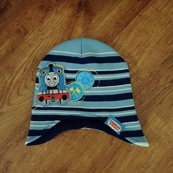 Size 1/3 Thomas & Friends Earflap Beanie NOS - Image 2