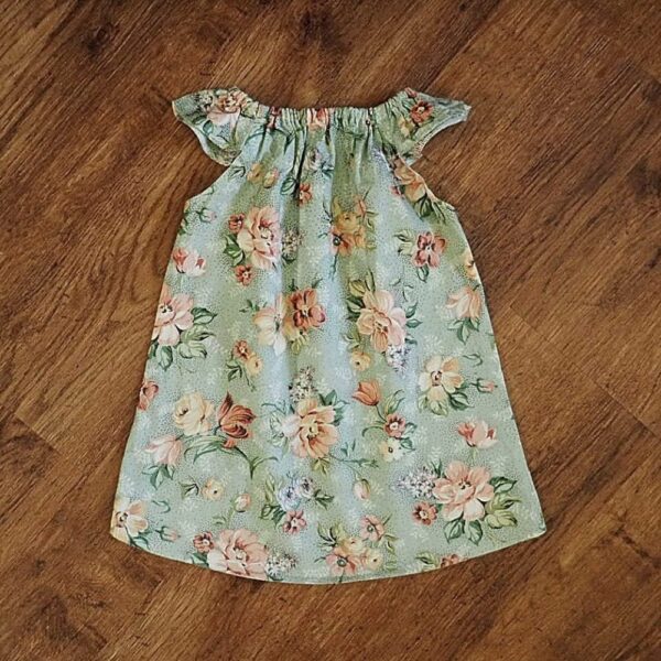 Size 1 Handmade Cotton Smock Dress EUC - Image 2