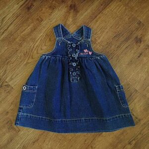 Size 1 OshKosh Heavy Weight Denim Dress EUC