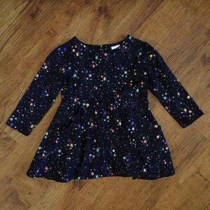 Size 1 Target 'Constellation' Long Sleeve Cotton Dress EUC