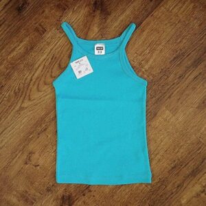 Size 2/3 Neon Aqua-Coloured Tank Top NWT