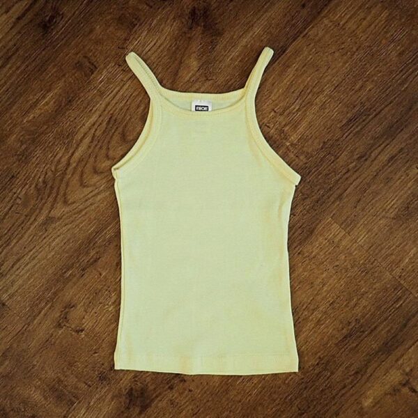 Size 2/3 Neon Lemon-Coloured Tank Top NWOT