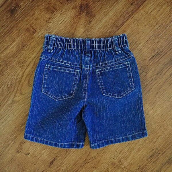 Size 2 'Angel' Blue Denim Appliqued Shorts EUC - Image 2