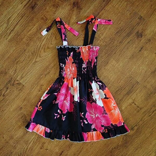 Size 2 Smocked Floral Sundress Dress EUC - Image 2