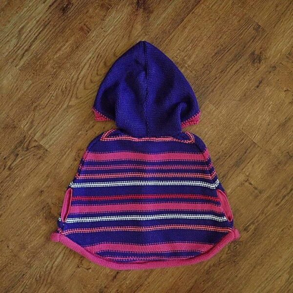 Size 2 Dora the Explorer Knitted Poncho EUC - Image 2