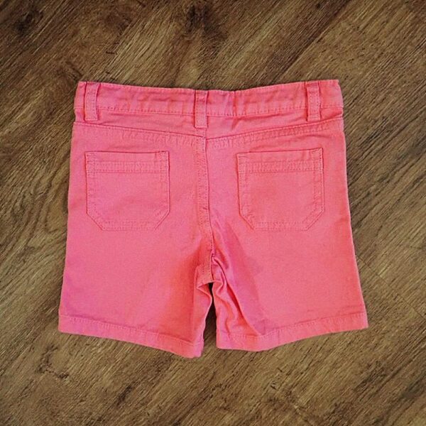 Size 2 Fun Spirit Adjustable Pink Denim Shorts EUC - Image 2