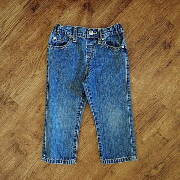 Size 2 H&T Adjustable Blue Denim Jeans GUC