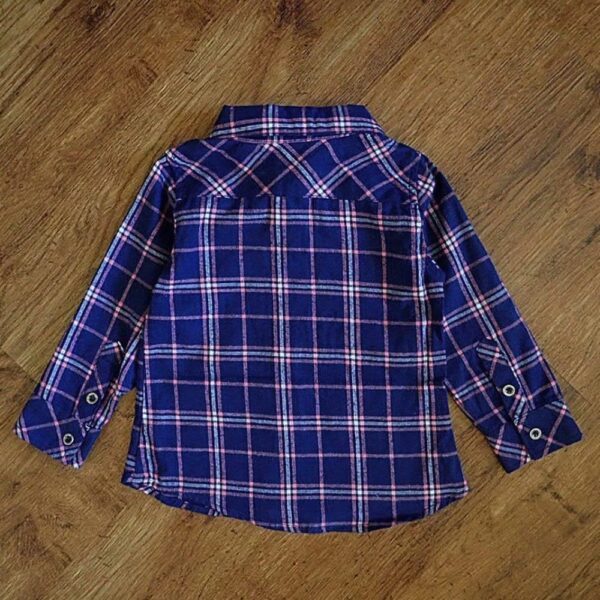 Size 2 H&T Plaid Long Sleeve Shirt EUC - Image 2