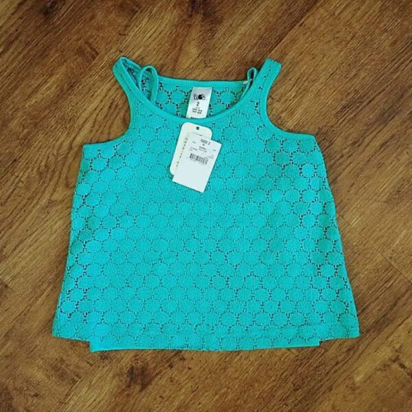 Size 2 H&T Two-Piece Lace Tank & Singlet Top Set NWT
