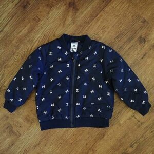 Size 2 Kids & Co Navy Zipper Jacket EUC