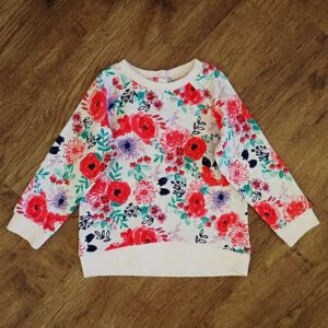 Size 2 Little Me Floral Windcheater EUC