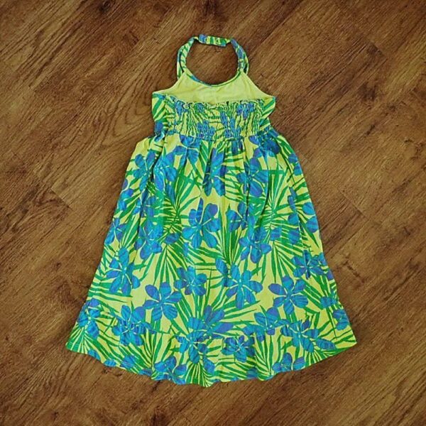 Size 2 OshKosh 'Tropical' Halter-Neck Dress EUC - Image 2