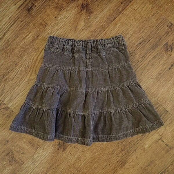 Size 2 Piping Hot Adjustable Corduroy Skirt GUC - Image 2