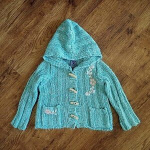 Size 2 Pumpkin Patch Hooded Cardigan EUC