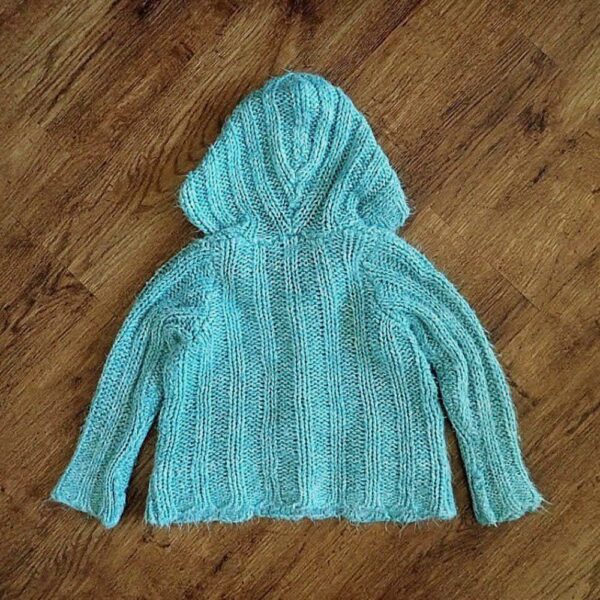 Size 2 Pumpkin Patch Hooded Cardigan EUC - Image 2