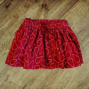 Size 2 Target Elasticated Burgundy 'Pear' Skirt EUC