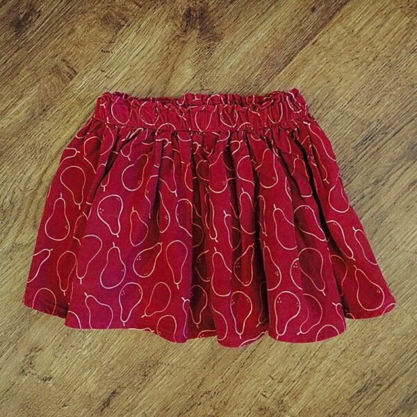 Size 2 Target Elasticated Burgundy 'Pear' Skirt EUC - Image 2