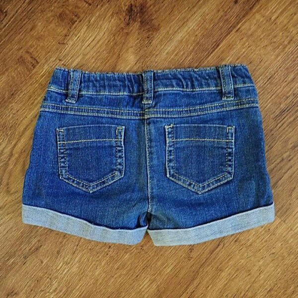 Size 2 Target Embroidered Denim Shorts EUC - Image 2
