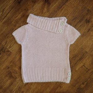 Size 2 Target Knitted Short Sleeved Jumper EUC