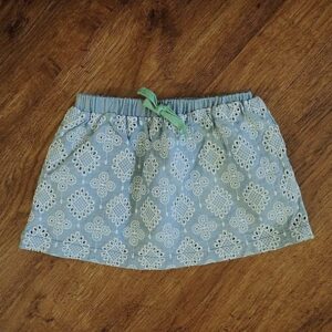 Size 2 Target Lined Embroidered Skirt EUC